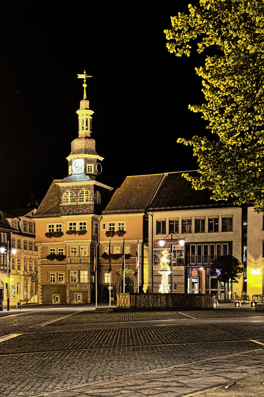 Eisenach, Turgus, Miesto Rotušė, Turingijos Federalinė Žemė, Nemokamos Nuotraukos,  Nemokama Licenzija