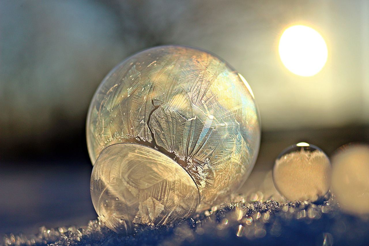 Eiskristalio, Muilo Burbulas, Frost Globe, Šalnos Lizdas, Žiema, Sušaldyta, Šaltas, Šaltis, Rutulys, Užšalęs Burbulas