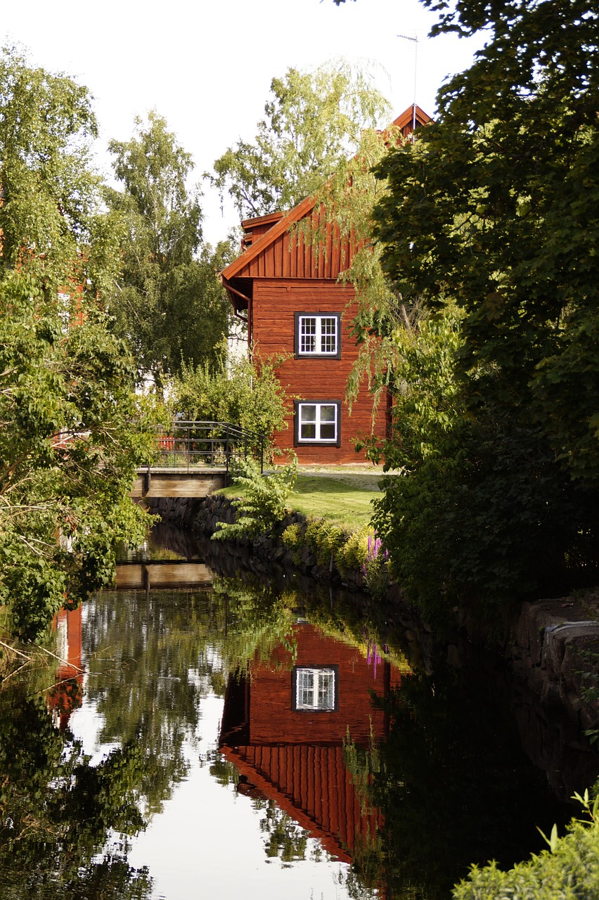 Eksjö, Švedija, Istoriškai, Senamiestis, Architektūra, Namai, Fasadai, Pastatas, Miestas, Švedijos