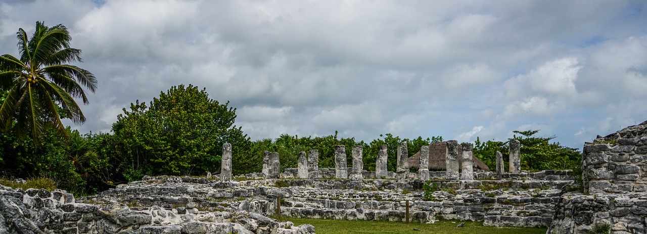 El Ray, Meksikietiškos Griuvėsiai, Cancun, Meksika, Senovės, Kultūra, Kelionė, Archeologija, Orientyras, Senas