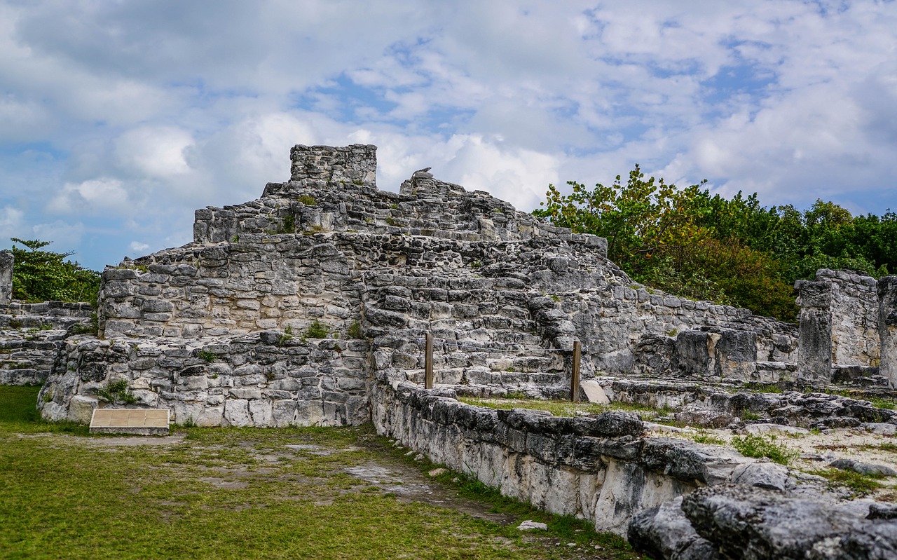 El Rey, Cancun, Meksika, Archeologiniai, Gamta, Senovės, Griuvėsiai, Architektūra, Rokas, Kraštovaizdis