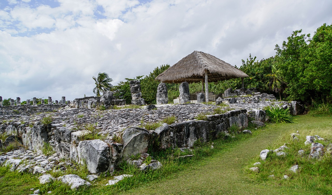 El Ray, Cancun, Meksika, Archeologiniai, Namelis, Gamta, Senovės, Griuvėsiai, Architektūra, Rokas