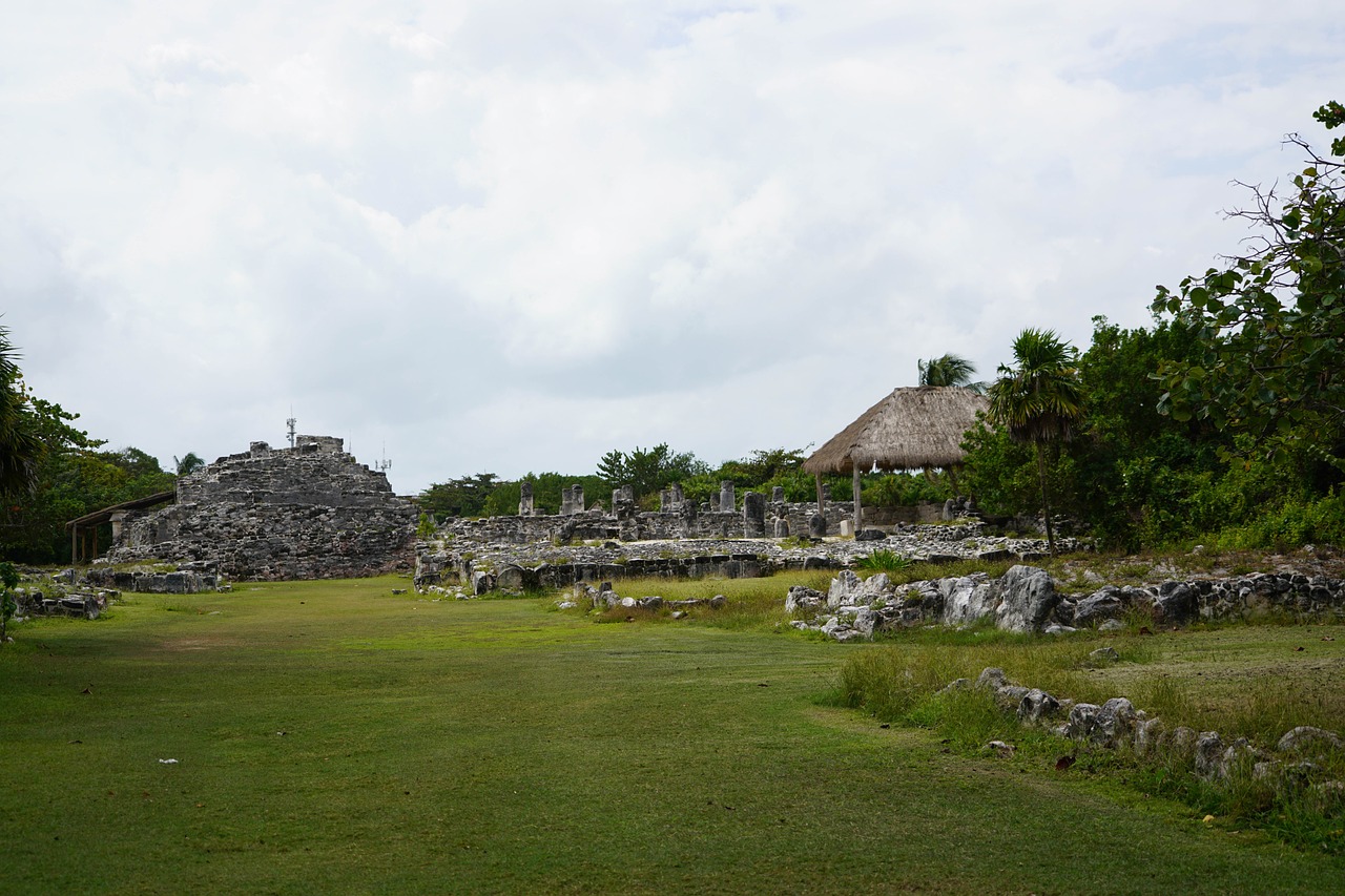 El Ray, Cancun, Meksika, Archeologiniai, Gamta, Griuvėsiai, Kraštovaizdis, Senovės, Kelionė, Akmuo