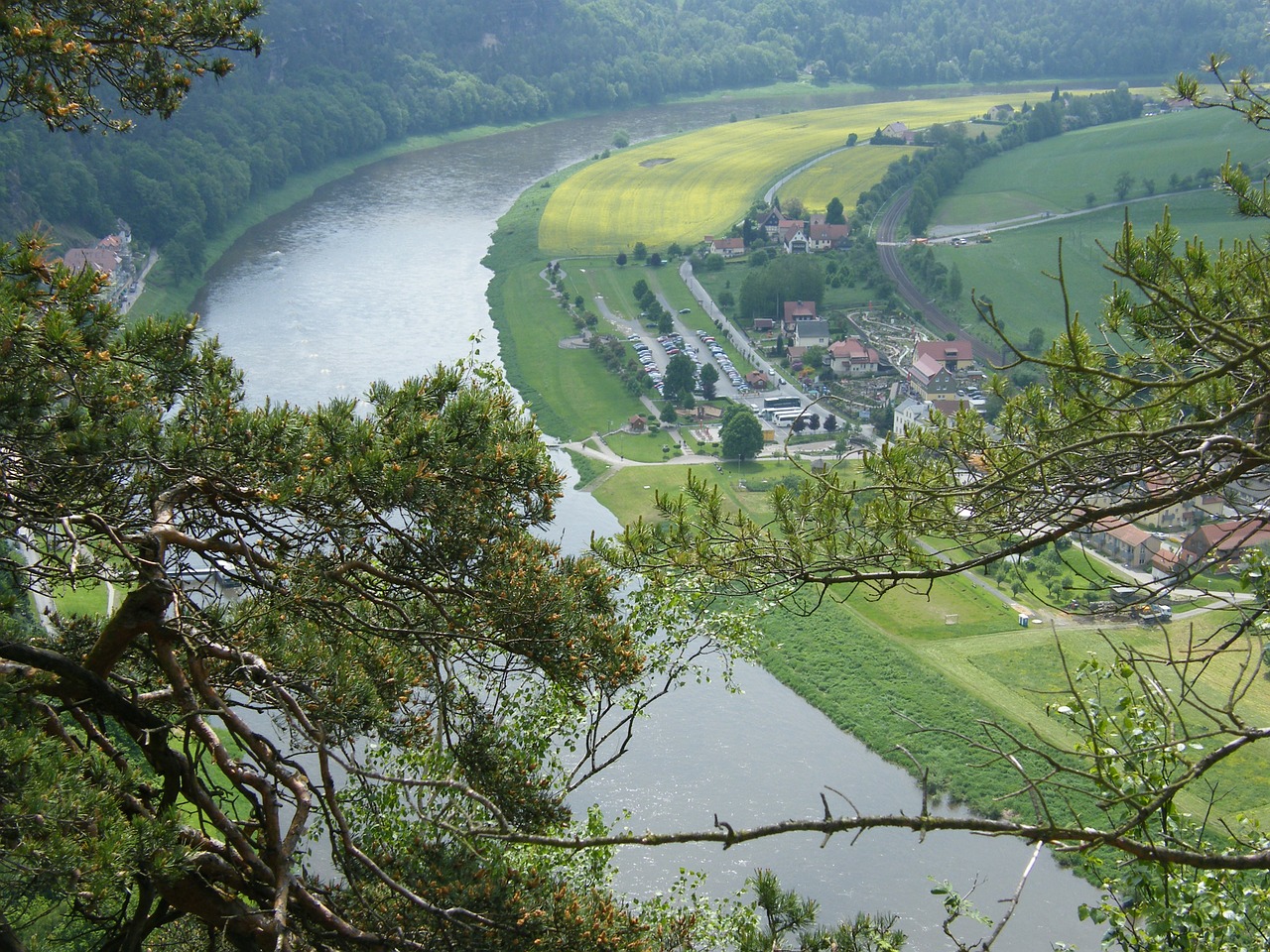 Elbe, Elbe Smiltainio Kalnai, Saksonija, Upė, Nemokamos Nuotraukos,  Nemokama Licenzija