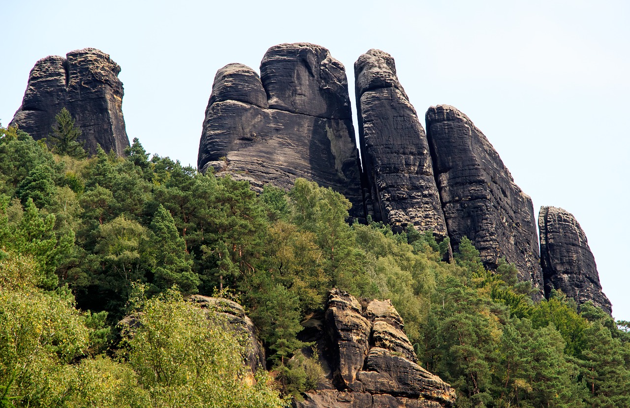 Elbe, Elbe Slėnis, Gamta, Kraštovaizdis, Upė, Elbe Smiltainio Kalnai, Vokietija, Saksonija, Saksonijos Šveicarija, Upės Kraštovaizdis