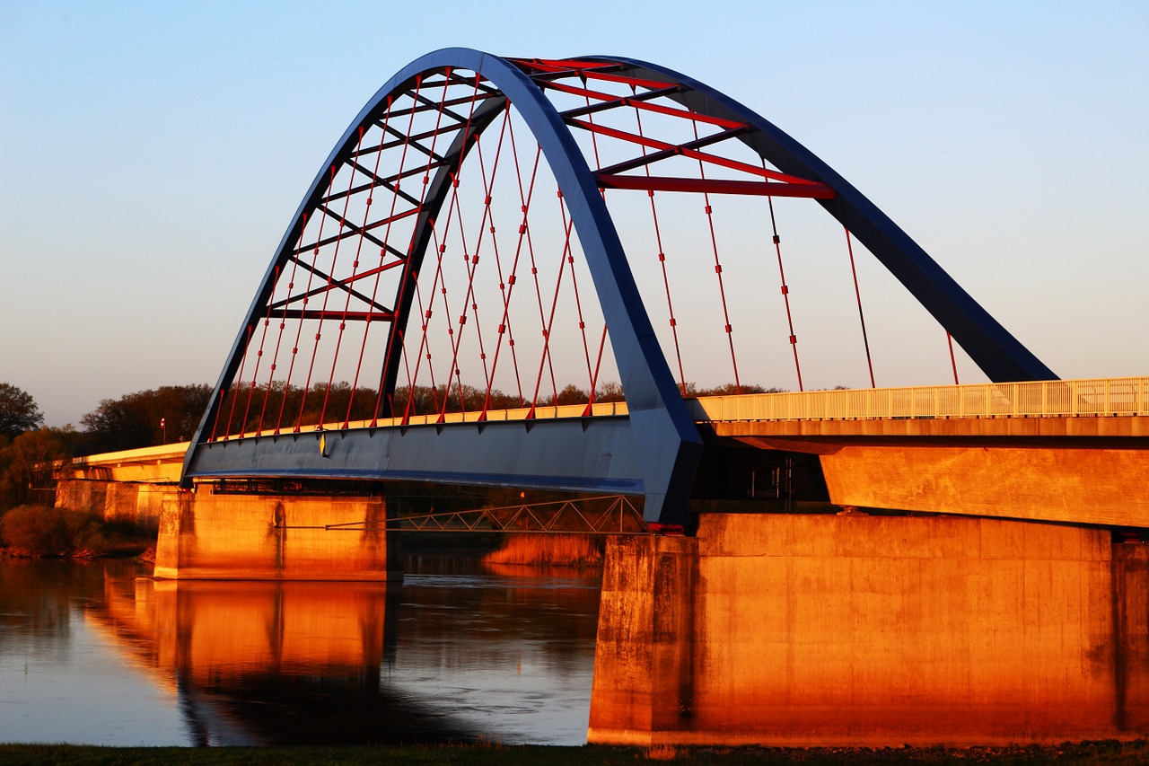 Elbe Tiltas, Elbe, Dömitz, Upė, Bankas, Tiltas, Mėlynas Tiltas, Plieninis Tiltas, Architektūra, Pastatas