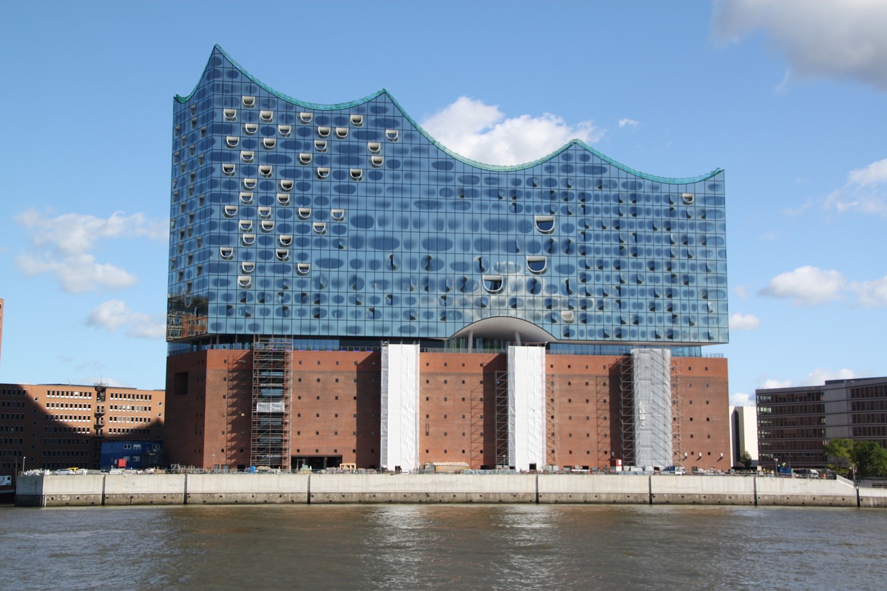 Elbės Filharmonijos Salė, Hamburgas, Koncertų Salė, Uostas, Uosto Miestas, Architektūra, Vokietija, Orientyras, Pastatas, Šiuolaikiška