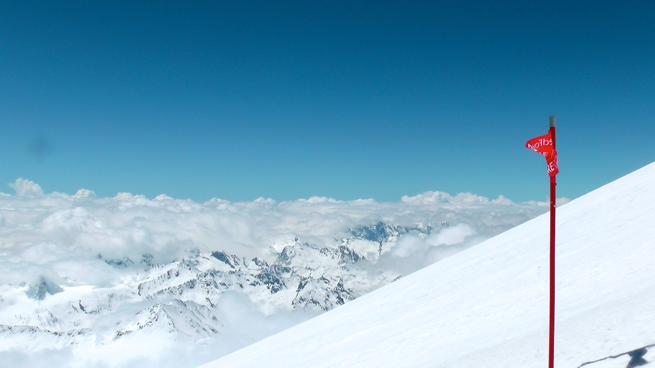 Elbrus, Kalnai, Sniegas, Alpinizmas, Trasa, Aukštis, Saulė, Nemokamos Nuotraukos,  Nemokama Licenzija