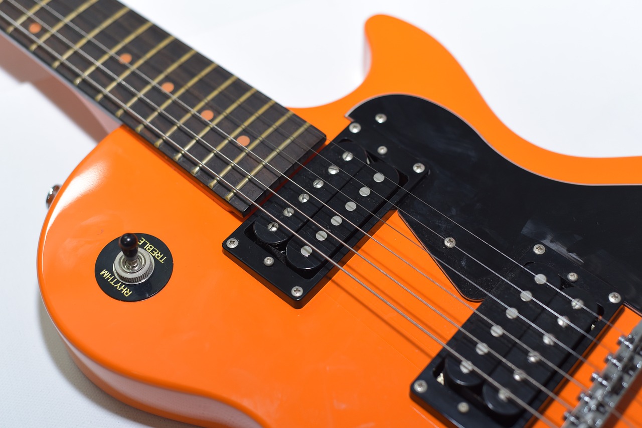 Elektrinė Gitara, Oranžinė, Gitara, Nemokamos Nuotraukos,  Nemokama Licenzija