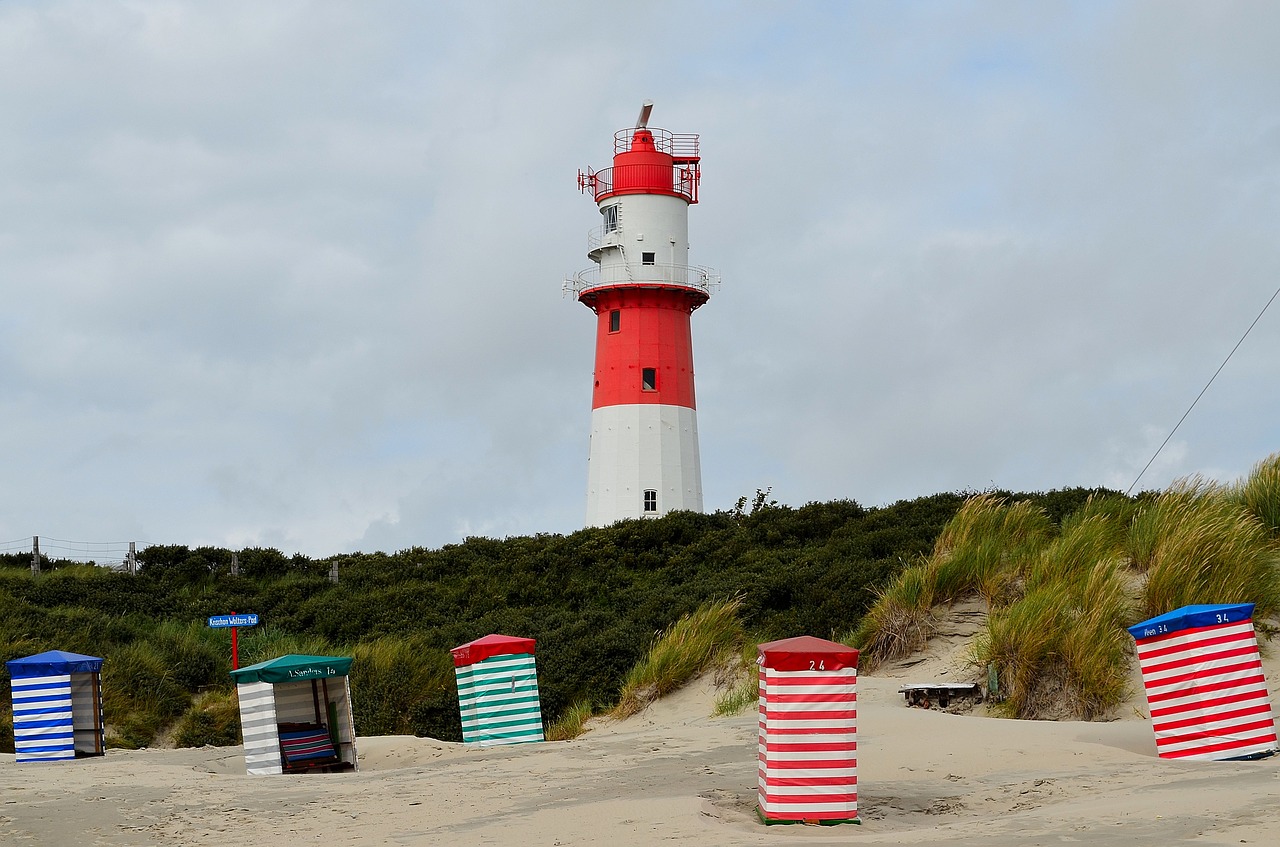 Švyturys, Daymark, Borkum, Laivyba, Švyturys, Navigacija, Kranto, Nemokamos Nuotraukos,  Nemokama Licenzija