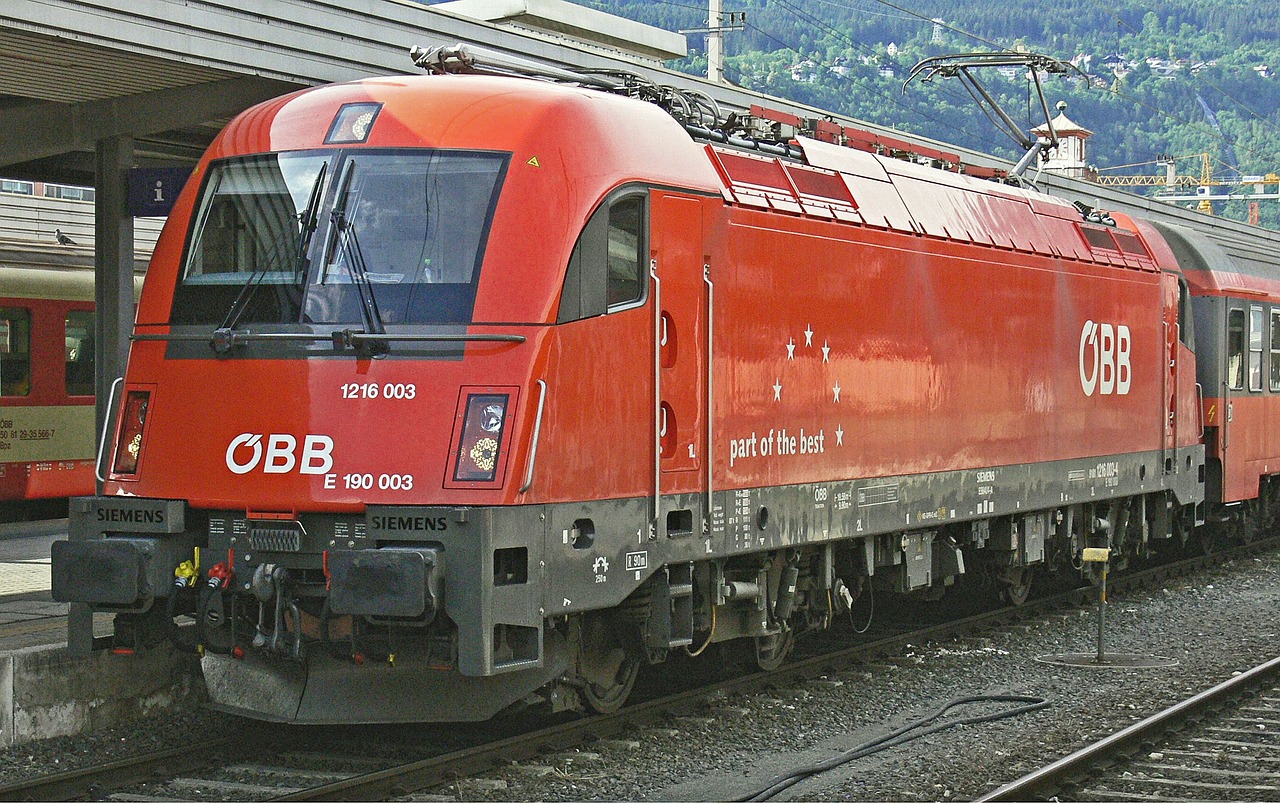 Elektrinis Lokomotyvas, Innsbruck Hbf, Öbb, Universalus Lokomotyvas, Br1216, Br 1216, Taurus, Ekspreso Traukinys, Likti, Centrinė Stotis