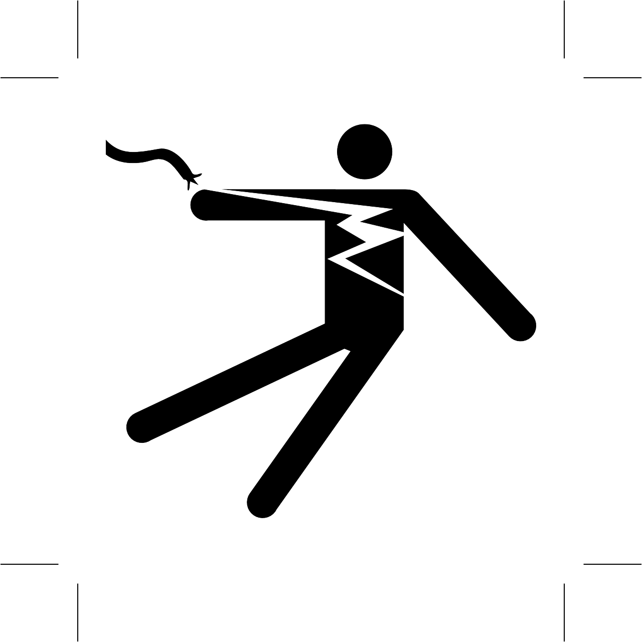 Elektra, Elektros Laidas, Įspėjimas, Pavojus, Dėmesio, Juoda, Ženklas, Simbolis, Piktograma, Nemokama Vektorinė Grafika