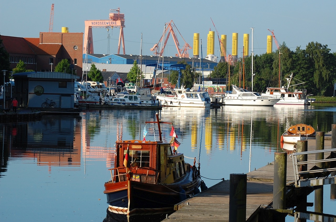 Emden, Nordseewerke, Uostas, Nemokamos Nuotraukos,  Nemokama Licenzija