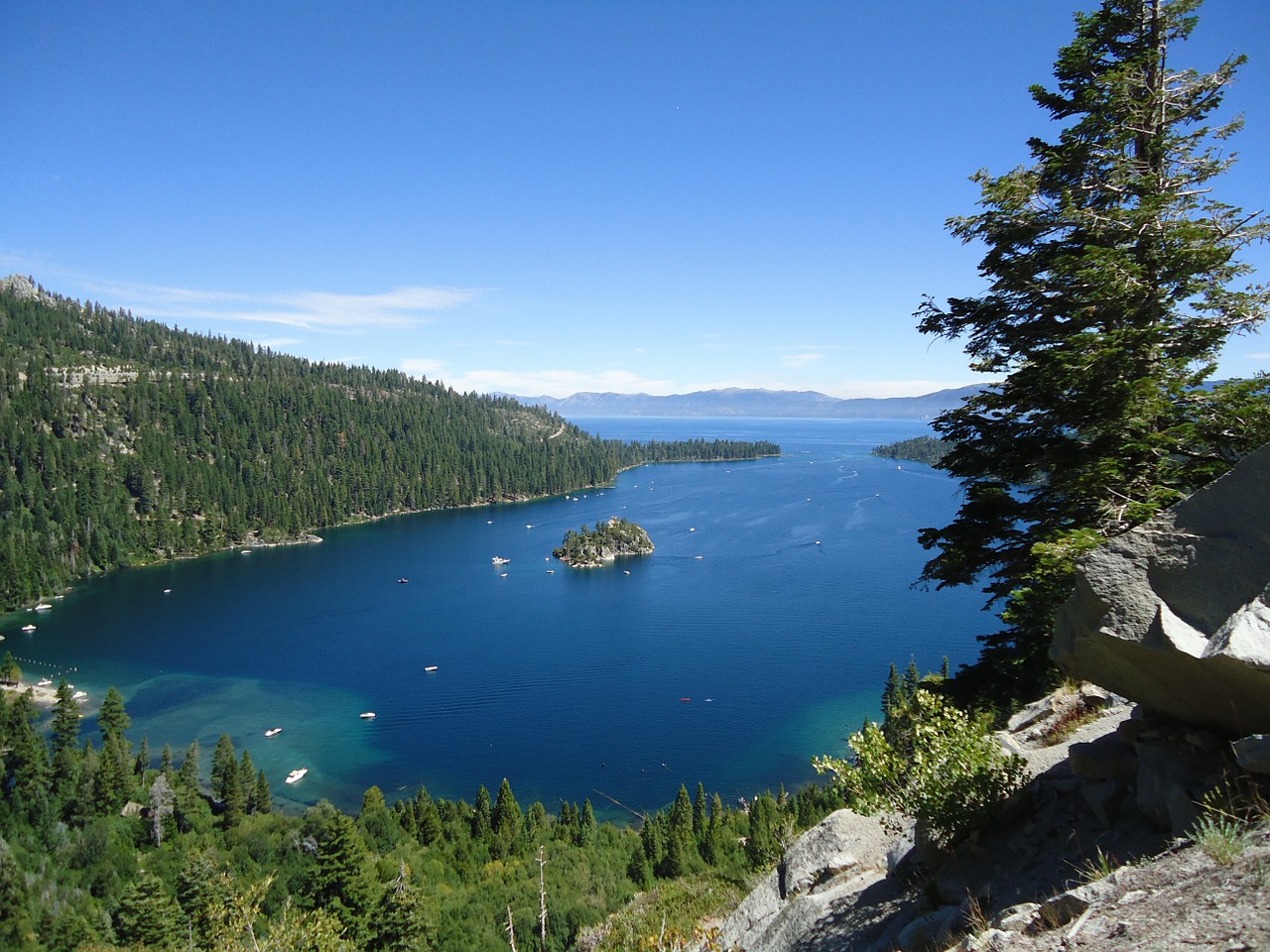 Smaragdo Įlanka, Ežeras Tahoe, Kalifornija, Nemokamos Nuotraukos,  Nemokama Licenzija