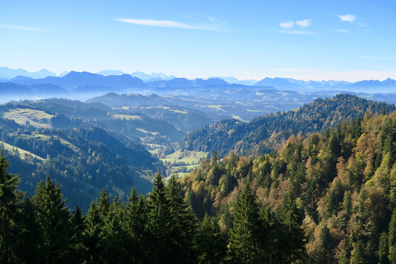 Tuščia, Kalnai, Gamta, Kraštovaizdis, Alpių, Aplinka, Tolimas Vaizdas, Šveicarija, Perspektyva, Nemokamos Nuotraukos