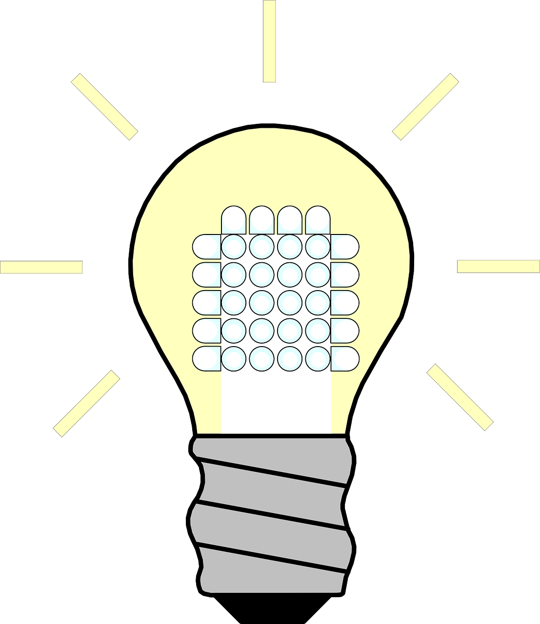 Energiją Taupanti Lempa, Vadovavo, On, Lemputė, Lemputė, Elektros Lemputė, Elektrinis, Lempa, Šviesa, Energija