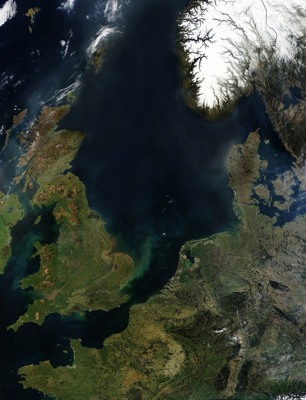 Anglija, Airija, Šiaurės Europa, Europa, Oro Vaizdas, Palydovinis Vaizdas, Palydovinė Nuotrauka, Žemėlapis, Atlasas, Žemė