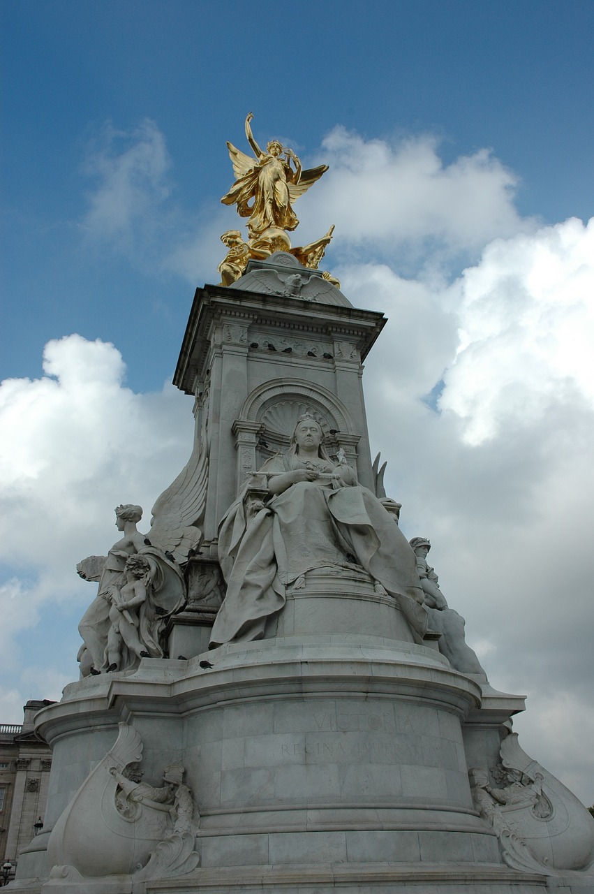 England 2014,  Londonas,  Bakingemo Rūmai,  Karalienė Viktorija Paminklas, Nemokamos Nuotraukos,  Nemokama Licenzija