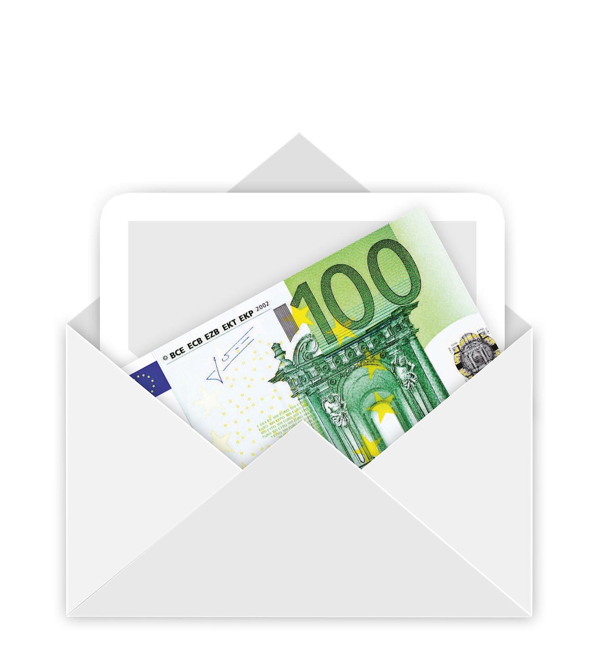 Paketas,  Pinigai,  Euro,  Bill,  Dovana,  Kalėdų,  E-Mail,  Paštu,  Personažai,  Internetas
