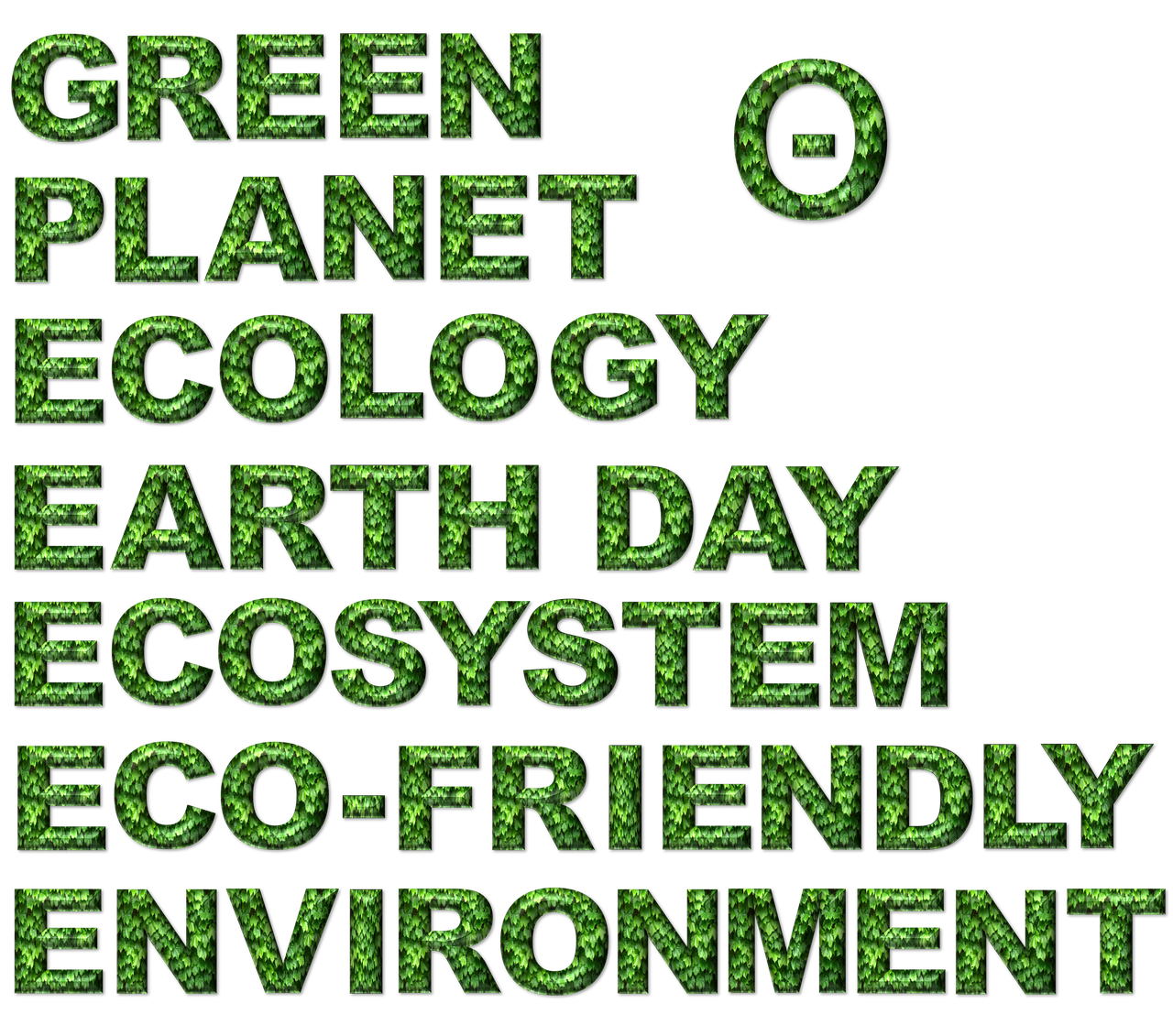 Aplinka, Tekstas, Žodžiai, Ekologija, Žalias, Planeta, Žemė, Žemės Diena, Simbolis, Piktograma