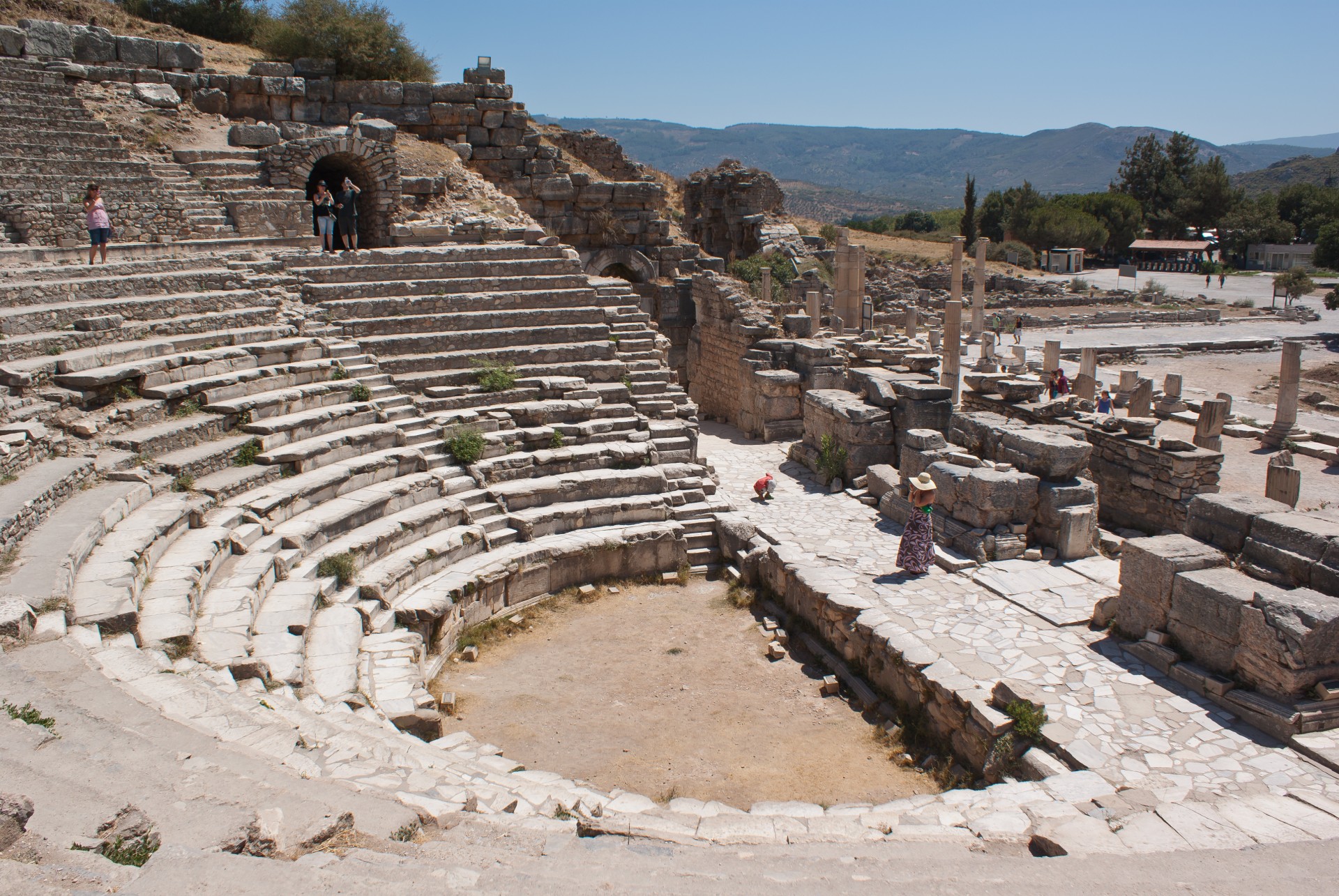 Efesas,  Turkijos Amfiteatras,  Efesas,  Turkijos Amfiteatras, Nemokamos Nuotraukos,  Nemokama Licenzija