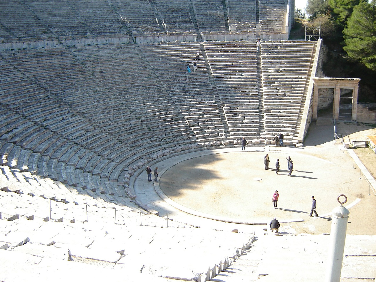 Epidauras, Amfiteatras, Teatras, Graikija, Graikų Kalba, Senovės, Architektūra, Orientyras, Žinomas, Istorija