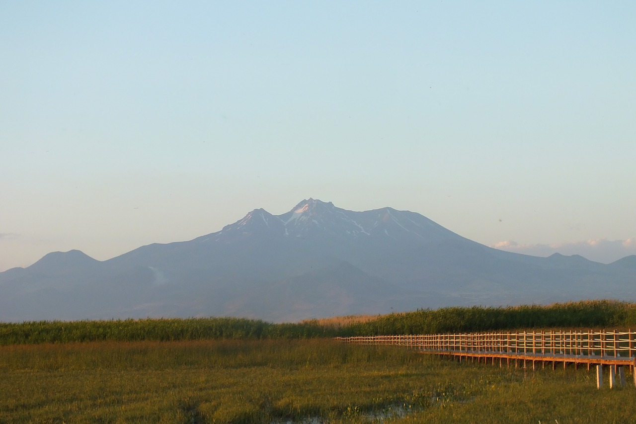 Erciyes, Kalnas, Aukštas, Kalnai, Debesys, Mediniai Namai, Kraštovaizdis, Nemokamos Nuotraukos,  Nemokama Licenzija