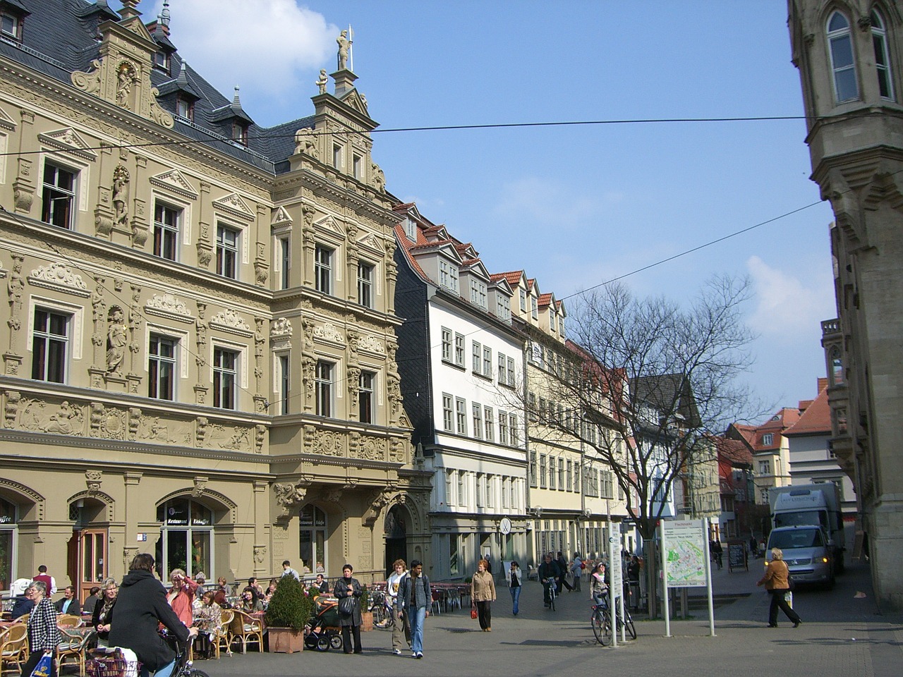 Erfurtas, Centro, Pastatas, Fasadas, Architektūra, Istoriškai, Nemokamos Nuotraukos,  Nemokama Licenzija