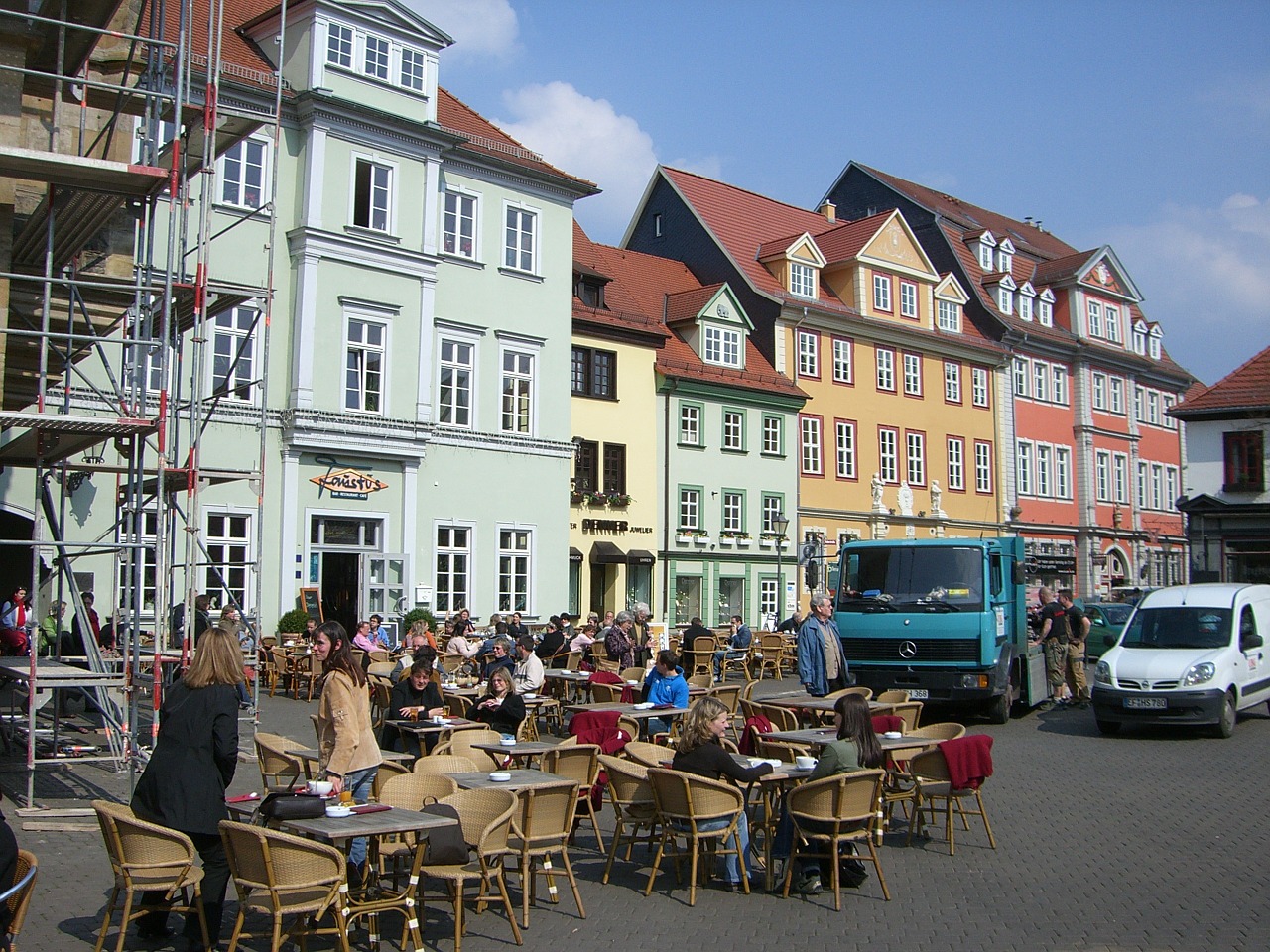 Erfurtas, Pastatas, Fasadas, Prekyvietė, Nemokamos Nuotraukos,  Nemokama Licenzija