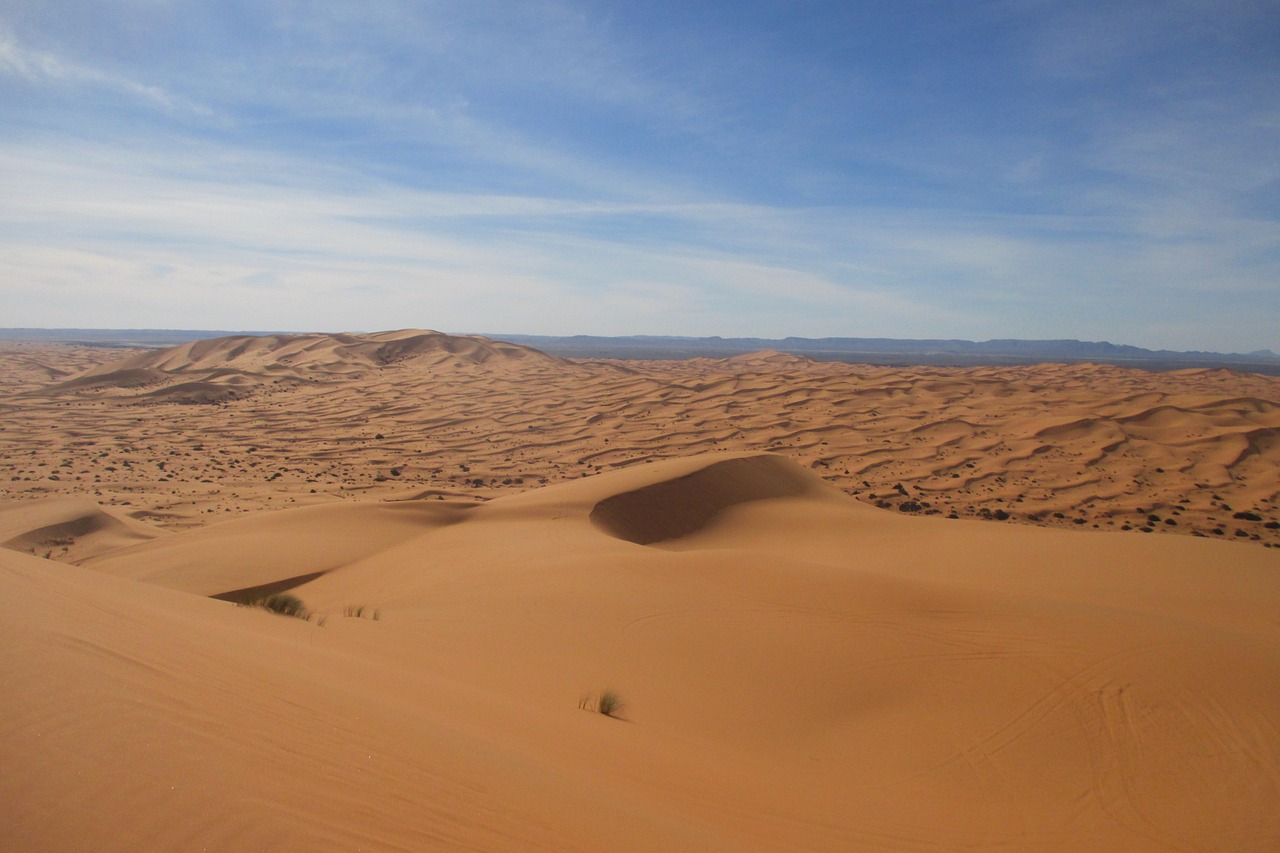 Erg Chebbi, Dykuma, Marokas, Tyla, Nemokamos Nuotraukos,  Nemokama Licenzija