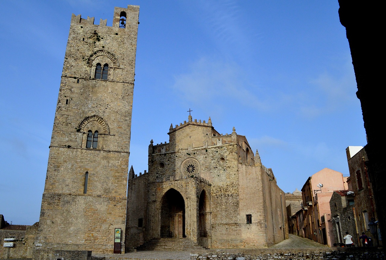 Erice, Duomo, Sicilija, Viduramžiai, Nemokamos Nuotraukos,  Nemokama Licenzija