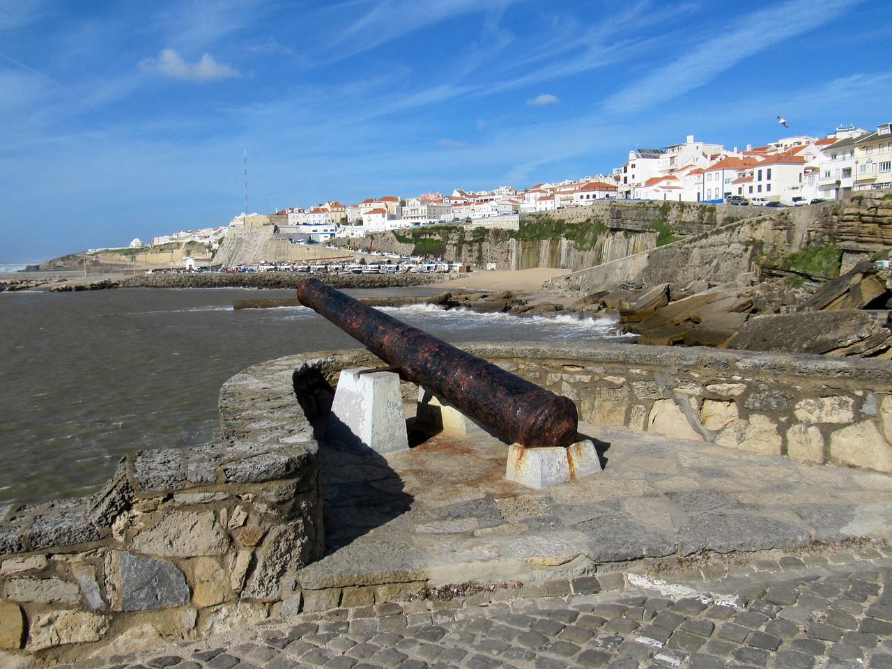 Ericeira, Portugal, Paminklas, Pistoletas, Kranto, Nemokamos Nuotraukos,  Nemokama Licenzija