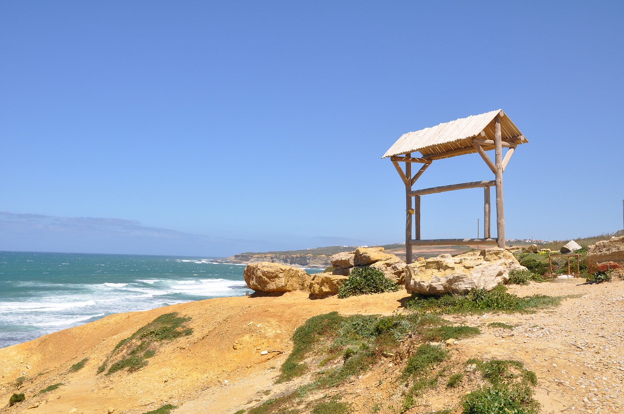 Ericeira, Costa, Mar, Laukas, Papludimys, Vanduo, Gamta, Beira Mar, Ramybė, Turizmas