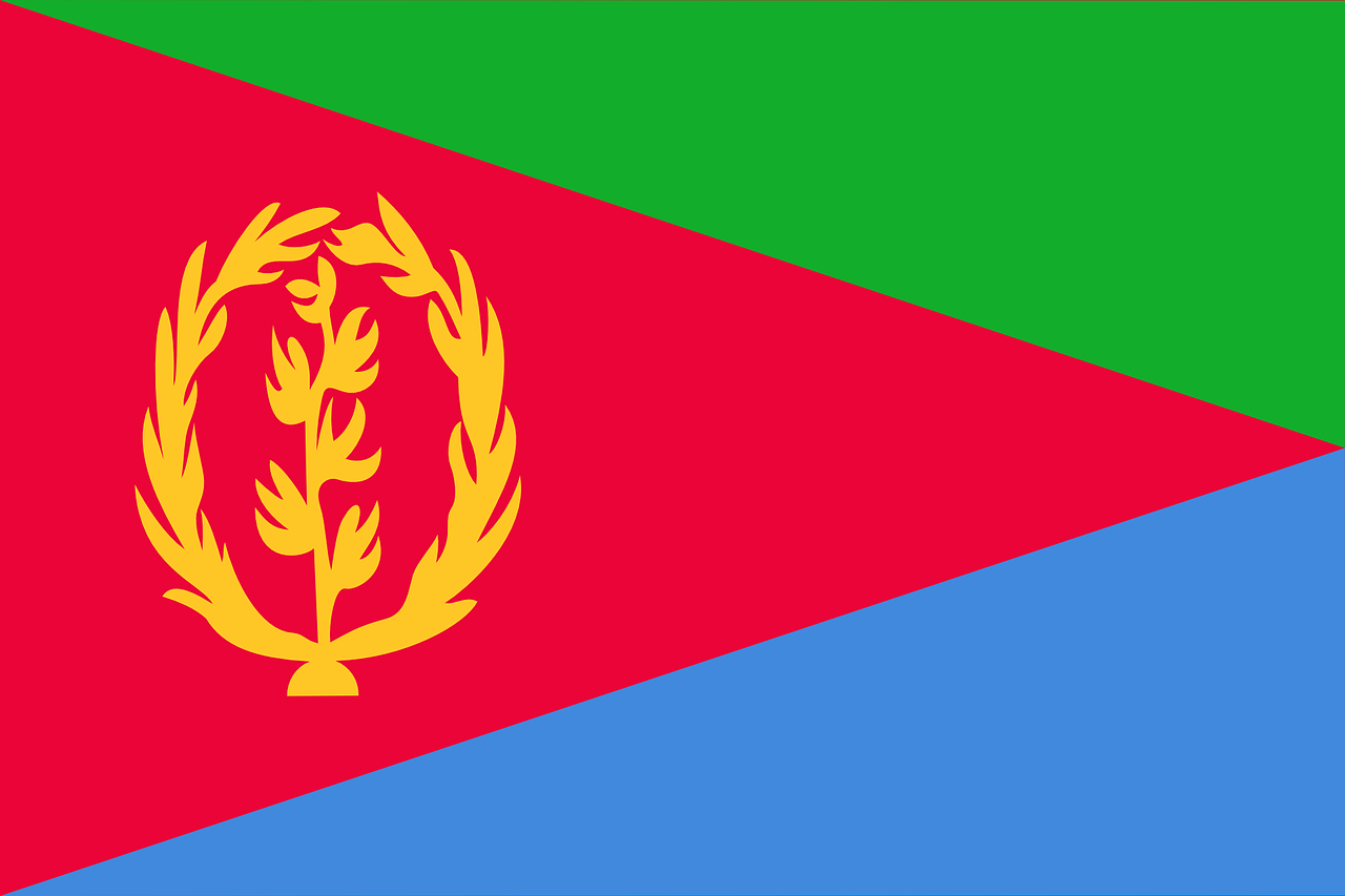 Eritrea, Vėliava, Tautinė Vėliava, Tauta, Šalis, Ženminbi, Simbolis, Nacionalinis Ženklas, Valstybė, Nacionalinė Valstybė
