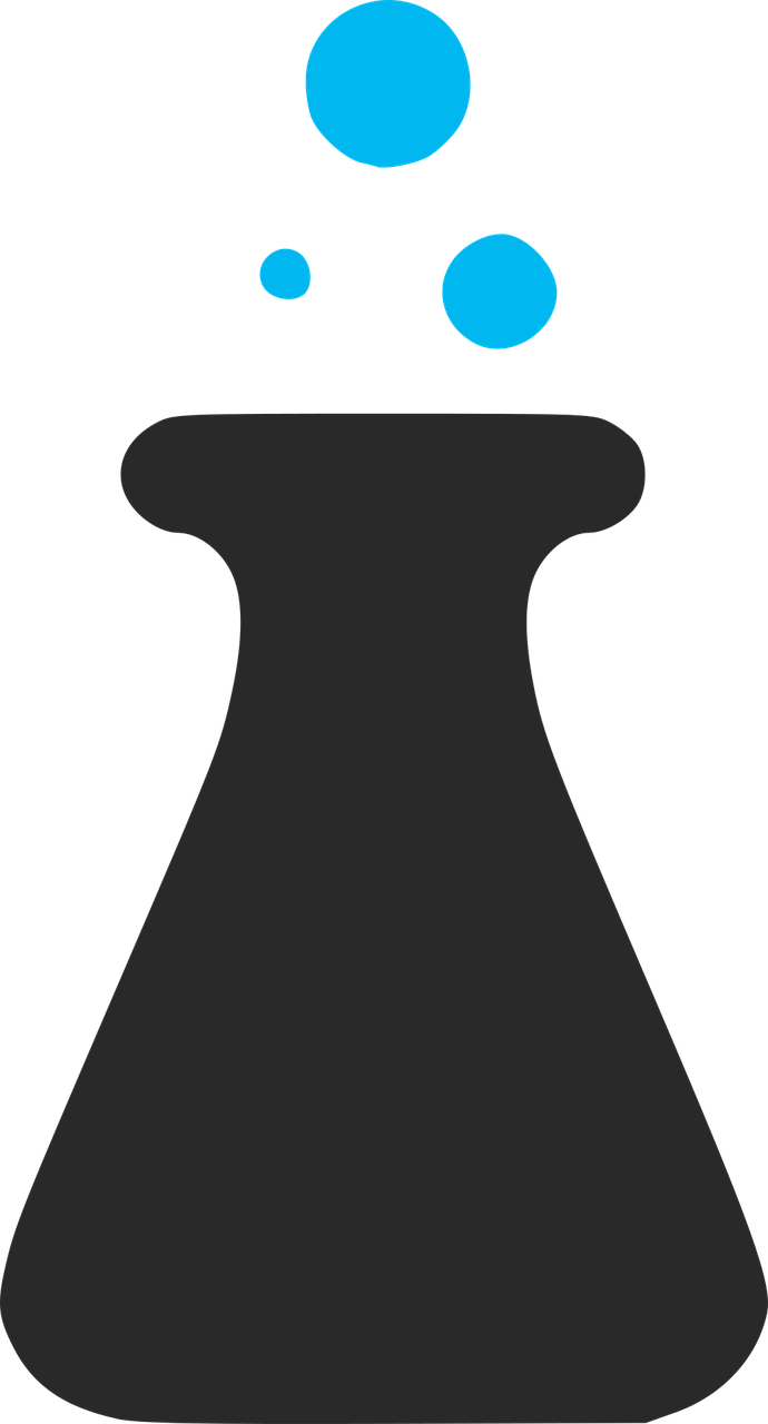 Erlenmeyer, Eksperimentas, Kolba, Piktograma, Iconic, Nemokama Vektorinė Grafika, Nemokamos Nuotraukos,  Nemokama Licenzija