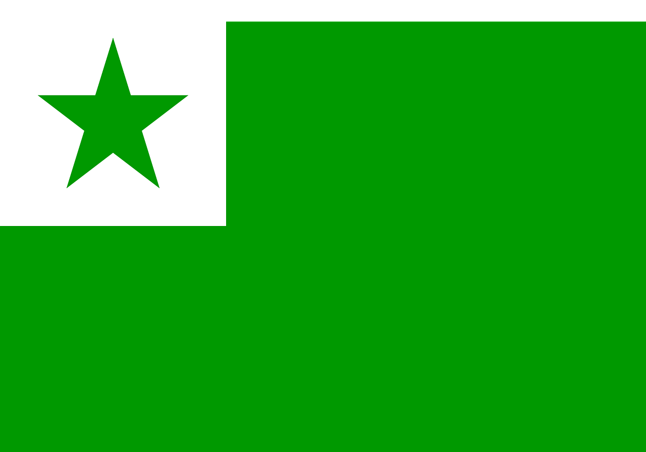 Esperanto, Vėliava, Žalias, Žvaigždė, Simbolis, Pripažinimą, Viltis, Taika, Žemynai, Balta