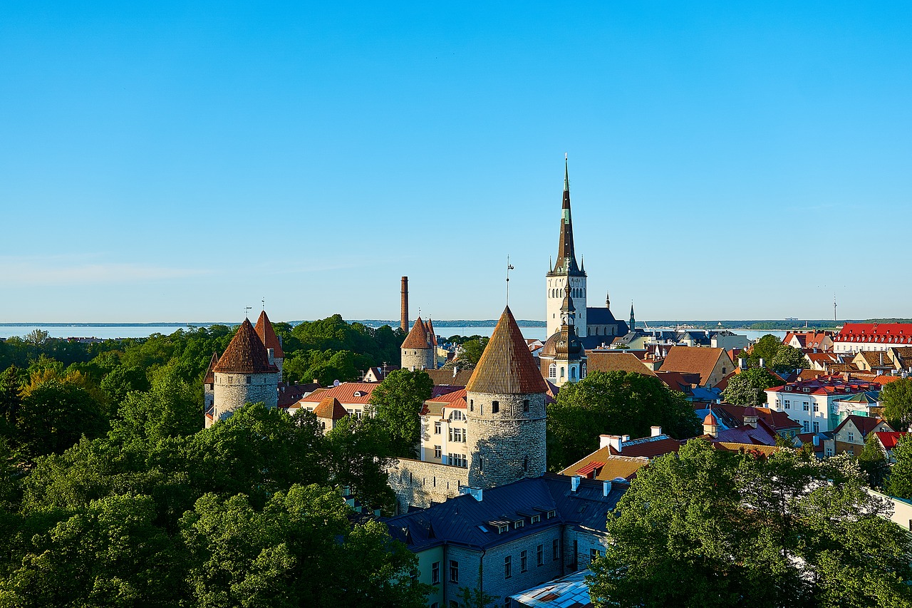 Estonia, Tallinn, Viduramžiai, Istoriškai, Baltijos Valstybės, Reval, Miesto Siena, Senamiestis, Pastatas, Istorinis Senamiestis