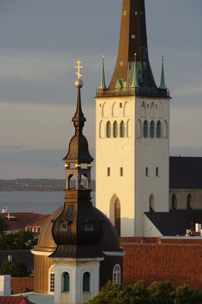 Estonia, Tallinn, Senamiestis, Olafo Bažnyčia, Nemokamos Nuotraukos,  Nemokama Licenzija