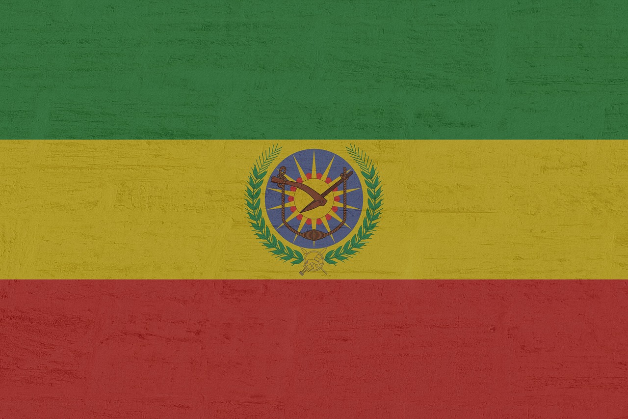 Etiopija, Vėliava, Nemokamos Nuotraukos,  Nemokama Licenzija