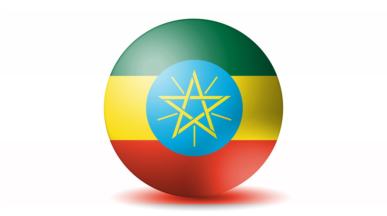 Etiopijos Vėliava, Vėliava 3D, 3D, Afrika, Etiopija, Šalis, Vėliava, Nacionalinis, Atvaizdavimas, Žemėlapis