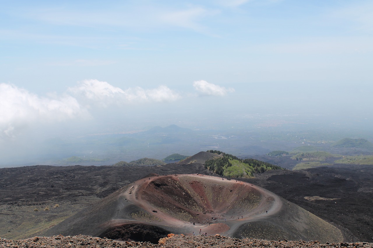 Etna, Vulkanas, Sicilija, Krateris, Nemokamos Nuotraukos,  Nemokama Licenzija