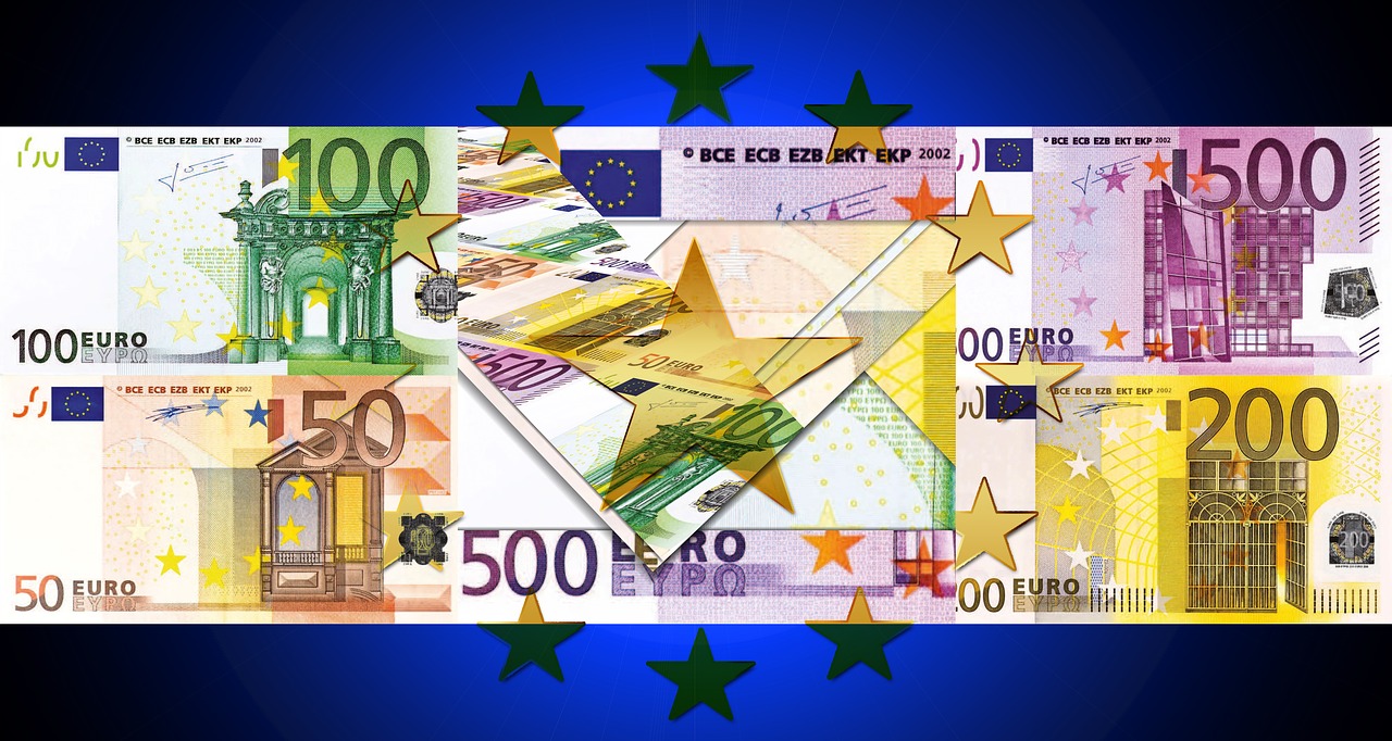Euras, Krūva, Europa, Eu, Europos Sąjunga, Pinigų Sąjunga, Pinigai, Valiuta, 500, Euro Ženklas