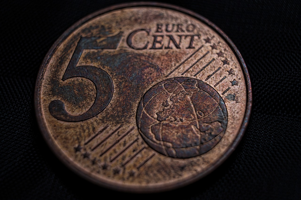 Euras, Centas, Pinigai, Monetos, Sutaupyti, Specie, Valiuta, Metalas, Makro, Nemokamos Nuotraukos