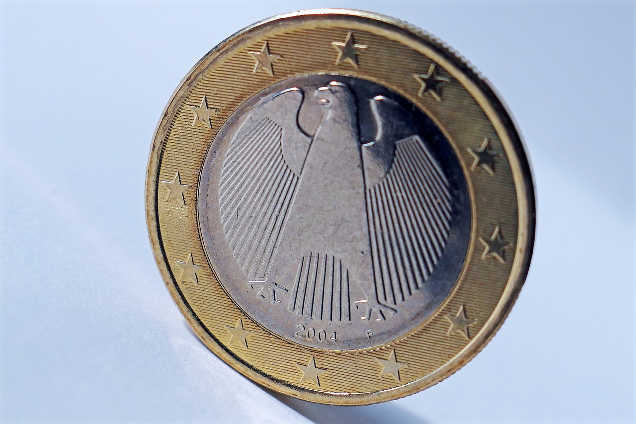 Euras, Moneta, Euras, Pinigai, Laisvas Keitimas, Specie, € Moneta, Valiuta, Metaliniai Pinigai, Pinigai