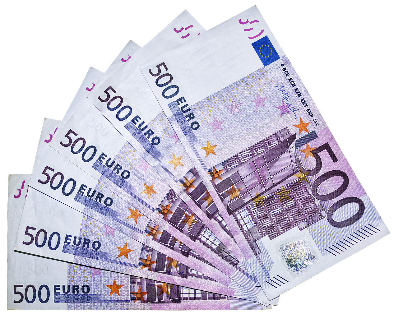 Euras, Pinigai, Sąskaitos, 500 Eurų, Valiuta, Popieriniai Pinigai, Eurų Banknotas, Pinigai, Žaisti Tešlą, Paskola
