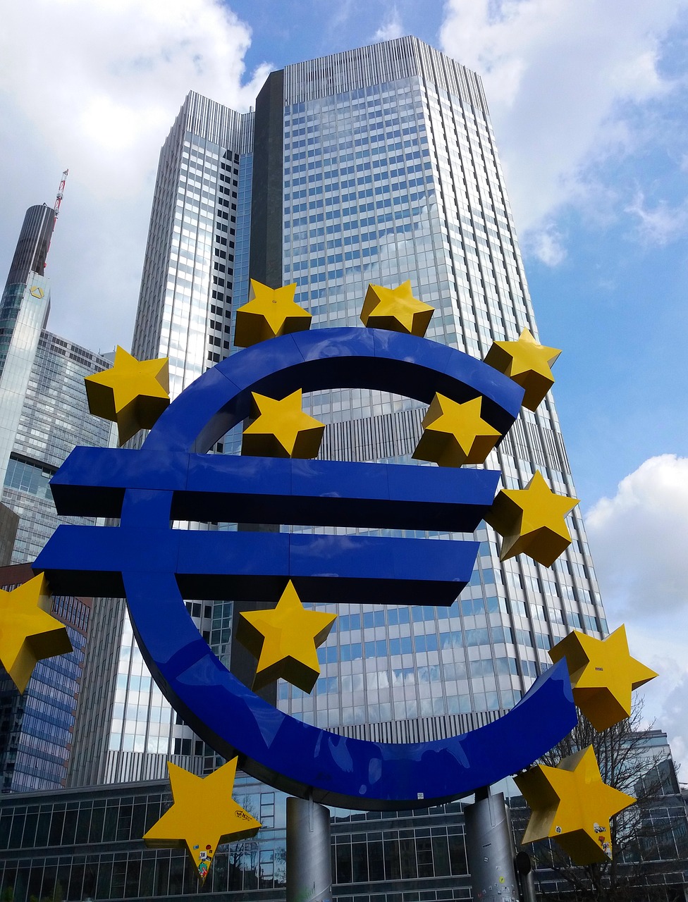 Euras,  Bankas,  Frankfurtas,  Simbolis,  Pinigai,  Verslas,  Finansai,  Architektūra,  Kelionė,  Finansinis