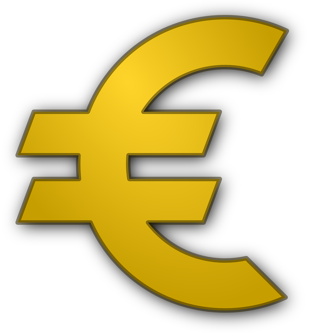 Euras, Pinigai, Simbolis, Valiuta, Europa, Ženklas, Geltona, Finansinis, Finansai, Bankininkystė