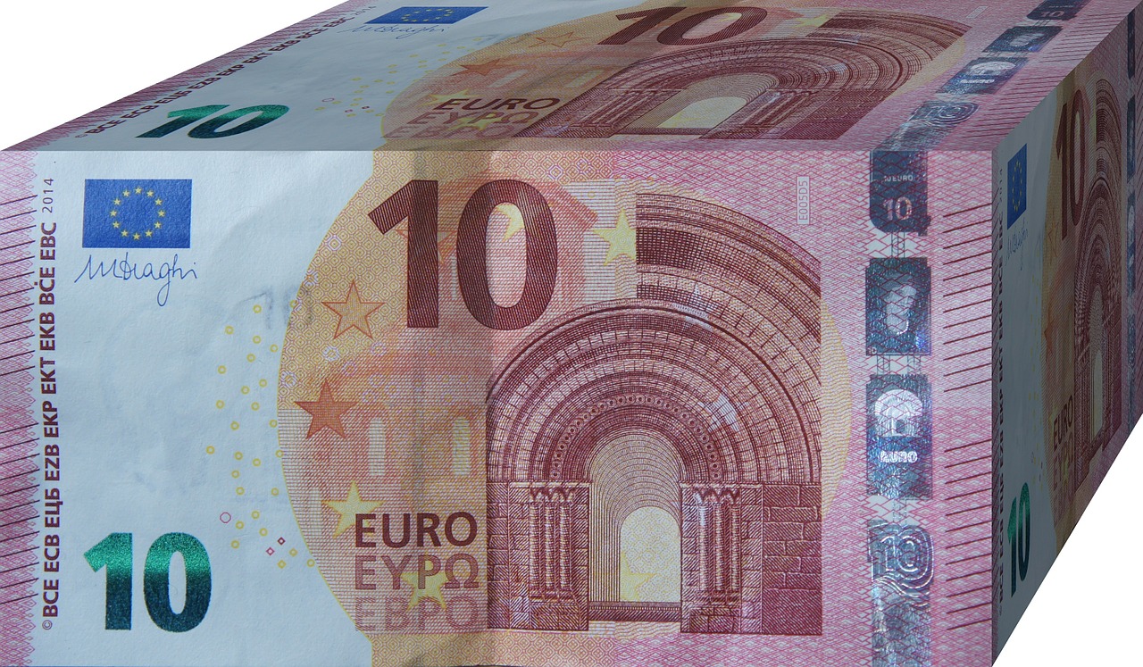 Euras, 10, Popieriniai Pinigai, Sumokėti, Naujas, Stačiakampis, Nemokamos Nuotraukos,  Nemokama Licenzija