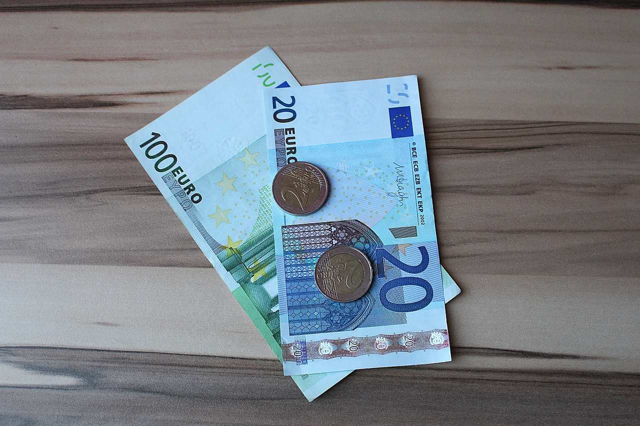 Euras, Pinigai, Sąskaitos, Popieriniai Pinigai, Monetos, Nemokamos Nuotraukos,  Nemokama Licenzija
