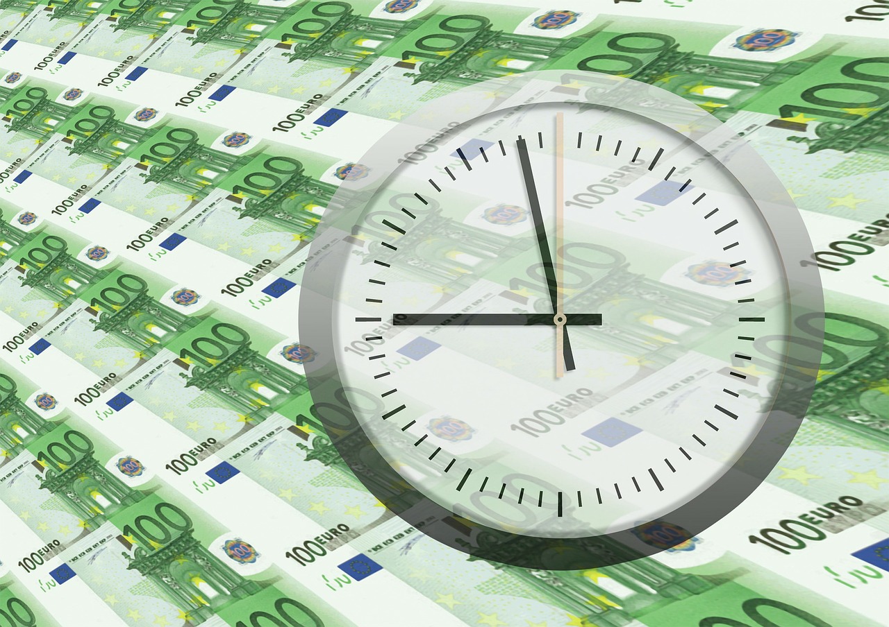 Euras, Pinigai, Valiuta, Sąskaitą, Dolerio Kupiūra, Daug, Laikrodis, Žymeklis, Valandą, Biržos Prekių Ateities Sandoriai